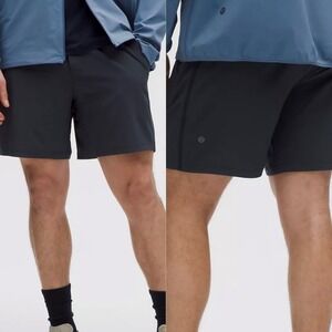 Lululemon Mens Pace Breaker Linerless Short 5" Navy Blue LM7B86S Size L